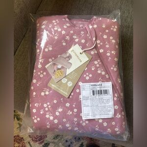 Gunamuna Pink Floral Long Sleeve Transitional Sleep Sack NWT